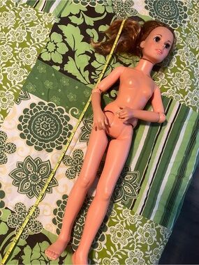 Vintage Nude Articulated Fashion Doll - 1972 Ideal Corp